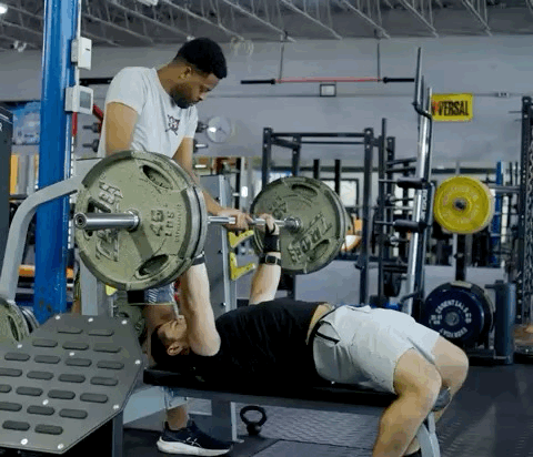 Abdul lifting 315 pounds