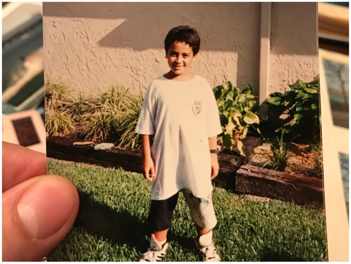 Abdul as a young kid