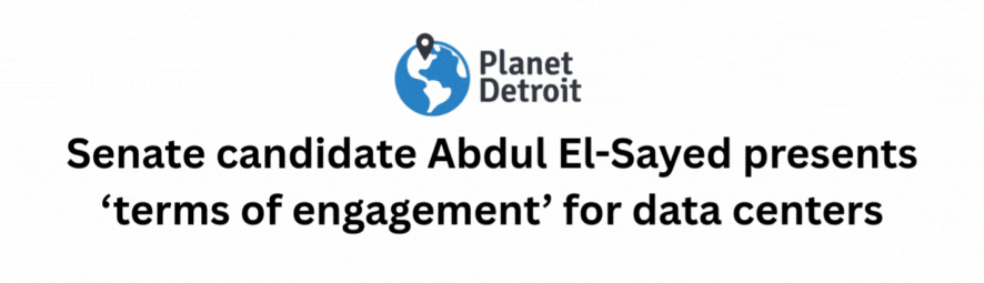 A GIF of multiple headlines highlighting Abdul's Terms of Engagement for Data Centers
