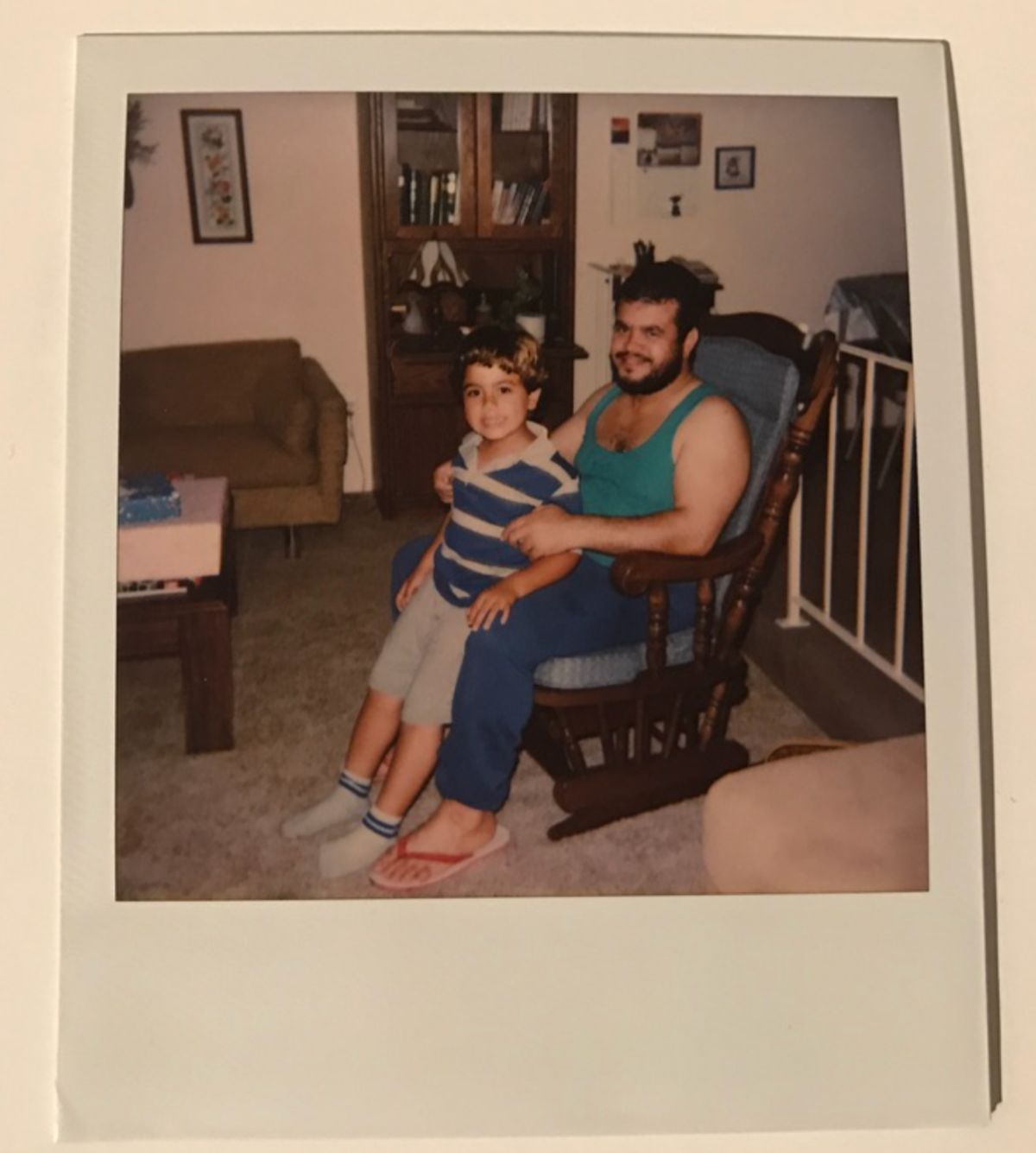 An old photo of Prof. Mohamed and Abdul as a child